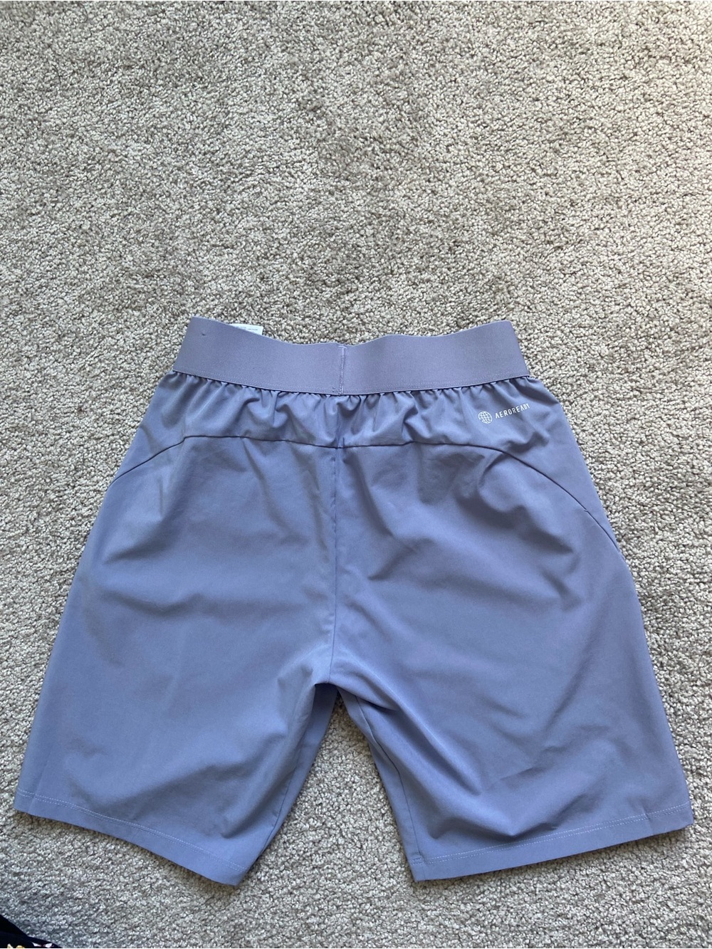 adidas Women’s Light Purple High-Waist Bike Shorts